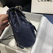 Chanel Backpack Dark Blue AS1371 Size 21.5 x 24 x 12 cm - 6
