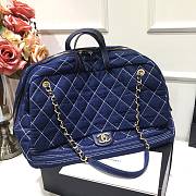 Chanel Boarding Bag Denim Size 43 x 14 x 30 cm - 4