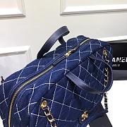 Chanel Boarding Bag Denim Size 43 x 14 x 30 cm - 3