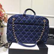 Chanel Boarding Bag Denim Size 43 x 14 x 30 cm - 6