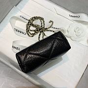 Chanel Retro Clip Bag Black 81053 Size 12 x 10 x 5 cm - 4