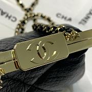 Chanel Retro Clip Bag Black 81053 Size 12 x 10 x 5 cm - 3