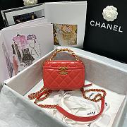 Chanel Cosmetic Bag Pink AS2178 Size 14.5 x 10 x 7.5 cm - 1