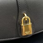 Celin Mini Retro Lock Bag Black 3067 Size 18 × 8 × 5 cm - 5