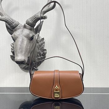 Celin Mini Retro Lock Bag Orange 3067 Size 18 × 8 × 5 cm
