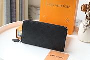 Louis Vuitton Long Zippy Wallet Black M58429 Size 19 x 10 cm - 1