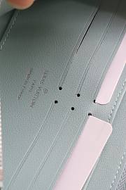 Louis Vuitton Long Zippy Wallet Blue M58429 Size 19 x 10 cm - 5