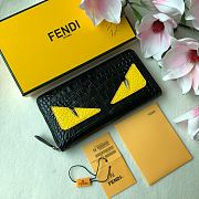 Fendi Zipper Wallet 6655 Size 19 x 10 cm - 1