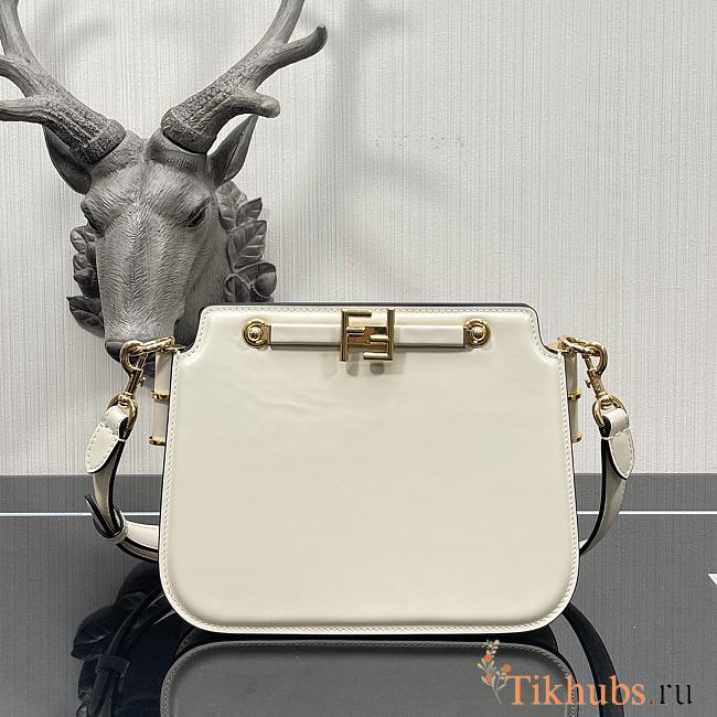 Fendi Touch Organ Bag White 7349 Size 26.5 x 10 x 19 cm - 1