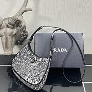Prada Cleo Handbags Black 1BC169 Size 18.5 x 4.5 x 22 cm - 2