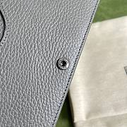 Gucci GG Marmont Leather Mini Chain Bag Grey 497985 Size 20 x 12.5 x 4 cm - 5