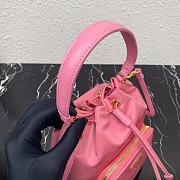 Prada Bucket Bag Pink 1N1864 Size 23 × 18 × 12 cm - 5