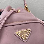 Prada Bucket Bag Light Pink 1N1864 Size 23 × 18 × 12 cm - 6