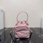 Prada Bucket Bag Light Pink 1N1864 Size 23 × 18 × 12 cm - 3