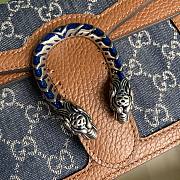 Gucci Dionysus Mini Bag In Blue And Ivory GG Denim 421970 Size 20 x 15.5 x 5 cm - 6