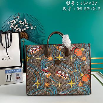 Gucci Donald Duck Tote Bag 650037 Size 43 x 34 x 18.5 cm