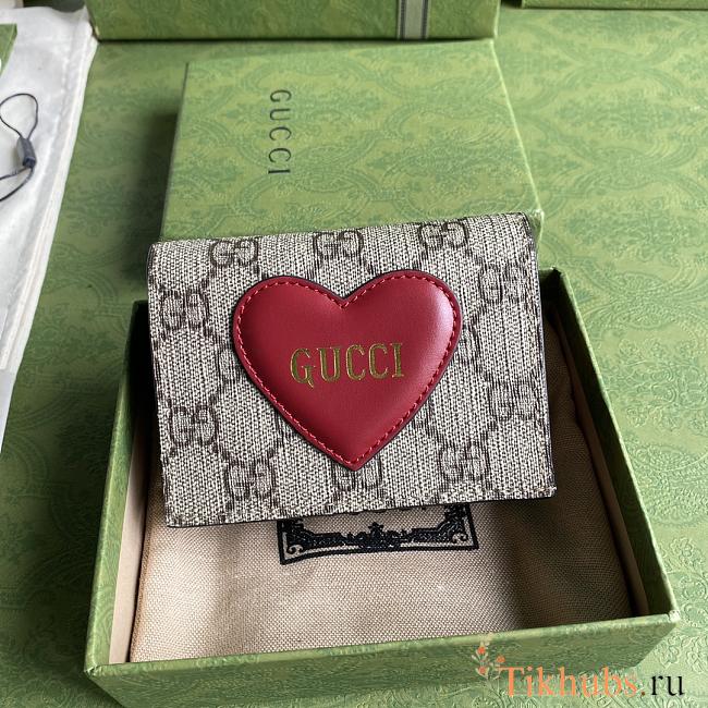 Gucci Wallet Heart 648848 Size 11 x 8.5 x 3 cm - 1
