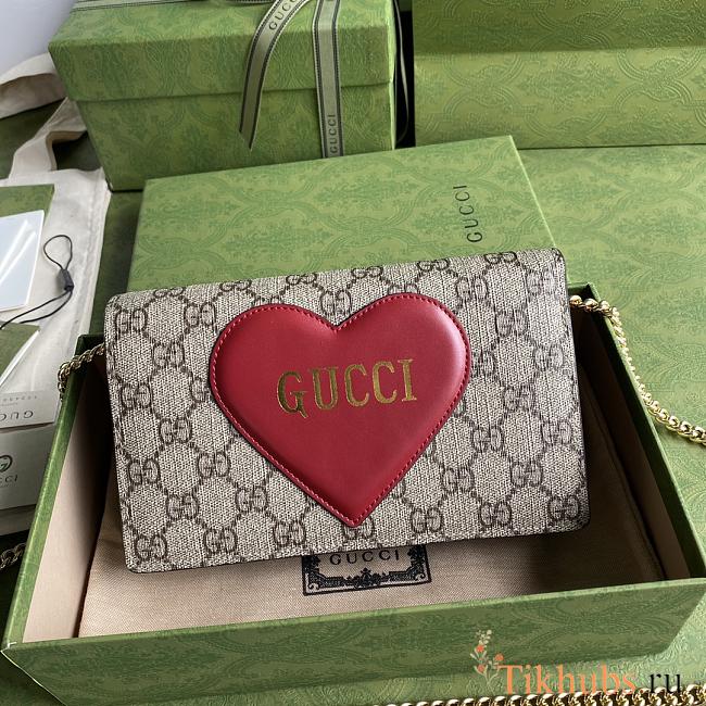 Gucci Long Wallet Heart 648948 Size 20 x 12.5 x 4 cm - 1