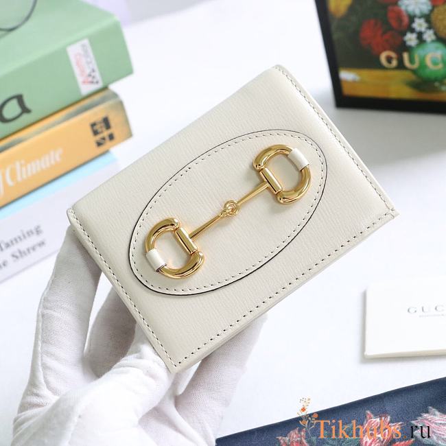 Gucci Wallet Full White 621887 Size 11 x 8.5 x 3 cm - 1