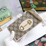 Gucci Horsebit 1955 Wallet With Chain Mini Bag 621892 Size 19 x 10 x 4 cm - 6