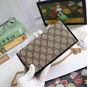 Gucci Horsebit 1955 Wallet With Chain Mini Bag With Black Size 19 x 10 x 4 cm - 3