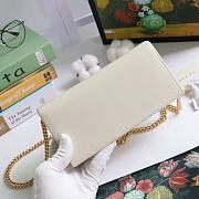 Gucci Horsebit 1955 Wallet With Chain Mini Bag Full White 621892 Size 19 x 10 x 4 cm - 3