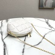 Bottega Veneta Mini Box Chain Shell Bag White Size 11 x 14 x 16 cm - 3