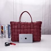 Bottega Veneta Large Tote Bag Burgundy Size 50 x 42 x 18 cm - 1