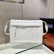 Prada Messenger Bag Small White 1BD255 Size 30 x 21.5 x 12 cm - 6