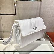 Prada Messenger Bag Small White 1BD255 Size 30 x 21.5 x 12 cm - 2