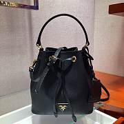 Prada Bucket Bag Black 1BZ032 Size 22 x 22 x 14 cm - 1