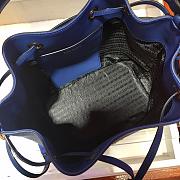 Prada Bucket Bag Blue 1BZ032 Size 22 x 22 x 14 cm - 6