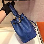 Prada Bucket Bag Blue 1BZ032 Size 22 x 22 x 14 cm - 2