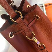 Prada Bucket Bag Brown 1BZ032 Size 22 x 22 x 14 cm - 6