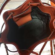 Prada Bucket Bag Brown 1BZ032 Size 22 x 22 x 14 cm - 5