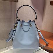 Prada Bucket Bag Light Blue 1BZ032 Size 22 x 22 x 14 cm - 5