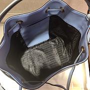 Prada Bucket Bag Light Blue 1BZ032 Size 22 x 22 x 14 cm - 3