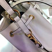 Prada Bucket Bag White 1BZ032 Size 22 x 22 x 14 cm - 6