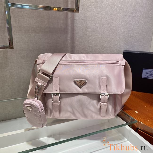 Prada Messenger Bag Pink 1BD671 Size 30 x 25 x 12 cm - 1