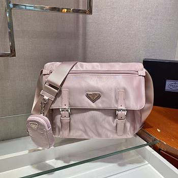 Prada Messenger Bag Pink 1BD671 Size 30 x 25 x 12 cm