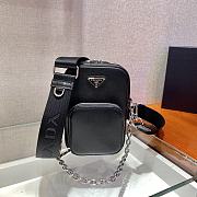 Prada Mini Handbag 1BH183 Size 11 x 17.5 x 3.5 cm - 2