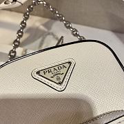 Prada Mini Handbag White 1BH183 Size 11 x 17.5 x 3.5 cm - 6