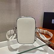 Prada Mini Handbag White 1BH183 Size 11 x 17.5 x 3.5 cm - 3