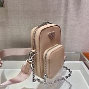 Prada Mini Handbag Beige 1BH183 Size 11 x 17.5 x 3.5 cm - 3
