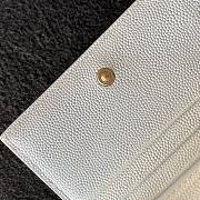 YSL Wallet White 1069 Size 11 x 8.5 x 3 cm - 4