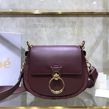 Chloe Handbag Red Wine S1152 Size 26 x 22 x 8 cm