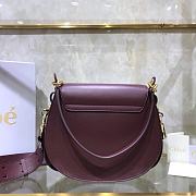 Chloe Handbag Red Wine S1152 Size 26 x 22 x 8 cm - 3