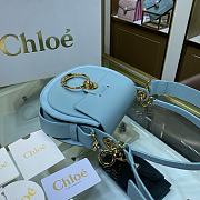 Chloe Tess Handbag Blue S1153 Size 20 x 18.5 x 7 cm - 6