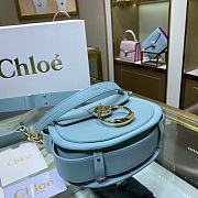 Chloe Tess Handbag Blue S1153 Size 20 x 18.5 x 7 cm - 5