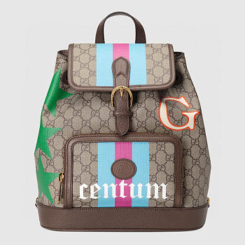 Gucci Backpack with Interlocking G 674147 Size 26.5 x 30 x 13 cm